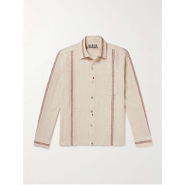 KARTIK RESEARCH Embroidered Cotton-Jacquard Shirt 1647597328807202