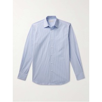 SAMAN AMEL Striped Cotton-Poplin Shirt 1647597328844667