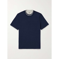 브루넬로 쿠치넬리 BRUNELLO CUCINELLI Layered Cotton-Jersey T-Shirt 1647597328867177