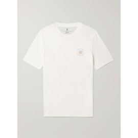 브루넬로 쿠치넬리 BRUNELLO CUCINELLI Logo-Print Cotton and Silk-Blend Jersey T-Shirt 1647597328897051