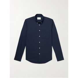 NN07 Arne 5655 Button-Down Collar Organic Cotton and Modal-Blend Twill Shirt 1647597328911430