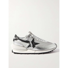 골든구스 GOLDEN GOOSE Marathon Metallic Leather-Trimmed Ripstop Sneakers 1647597328934798