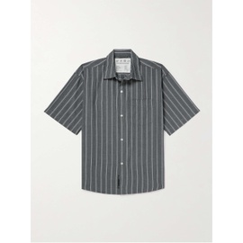 엠에프펜 MFPEN Input Striped Cotton-Poplin Shirt 1647597328947651