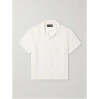 엠에프펜 MFPEN Holiday Camp-Collar Floral-Jacquard Cotton-Blend Shirt 1647597328947885