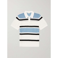 드리스 반 노튼 DRIES VAN NOTEN Striped Knitted Polo Shirt 1647597328957996