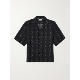 드리스 반 노튼 DRIES VAN NO텐씨 TEN Camp-Collar Printed Georgette Shirt 1647597328959210