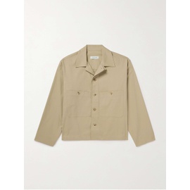 LE 17 SEPTEMBRE Camp-Collar Cotton-Blend Twill Overshirt 1647597329089185