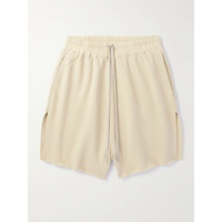 DRKSHDW BY 릭 오웬스 RICK OWENS Garment-Dyed Cotton-Jersey Drawstring Shorts 1647597329117696