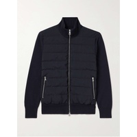 MR P. Shell and Knitted Cotton Padded Down Jacket 1647597329201961