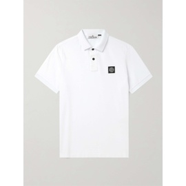 스톤아일랜드 STONE ISLAND Logo-Appliqued Cotton-Blend Pique Polo Shirt 1647597329254890