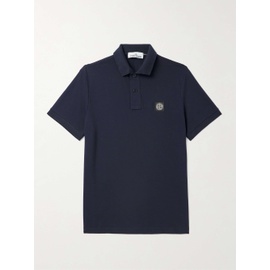 스톤아일랜드 STONE ISLAND Logo-Appliqued Cotton-Blend Pique Polo Shirt 1647597329254920