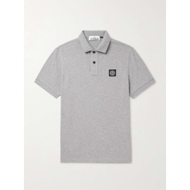 스톤아일랜드 STONE ISLAND Logo-Appliqued Cotton-Blend Pique Polo Shirt 1647597329257196