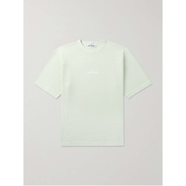 스톤아일랜드 STONE ISLAND Logo-Print Cotton-Jersey T-Shirt 1647597329257252
