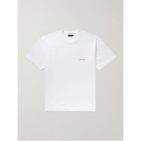 스톤아일랜드 STONE ISLAND Logo-Embroidered Garment-Dyed Cotton-Jersey T-Shirt 1647597329284813
