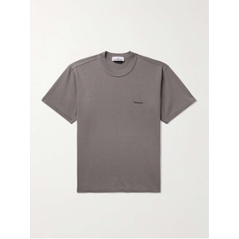 스톤아일랜드 STONE ISLAND Logo-Embroidered Garment-Dyed Cotton-Jersey T-Shirt 1647597329284998
