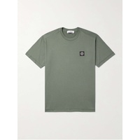 스톤아일랜드 STONE ISLAND Logo-Appliqued Cotton-Jersey T-Shirt 1647597329291259