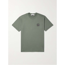 스톤아일랜드 STONE ISLAND Logo-Appliqued Cotton-Jersey T-Shirt 1647597329291259