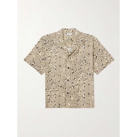 존 엘리어트 JOHN ELLIOTT Camp-Collar Printed Cotton-Blend Poplin Shirt 1647597329945597