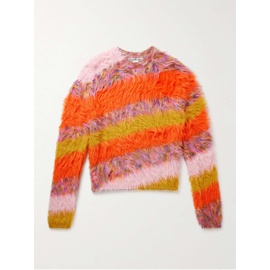 아크네 스튜디오 ACNE STUDIOS Koeur Slim-Fit Striped Faux Fur Sweater 1647597330121192