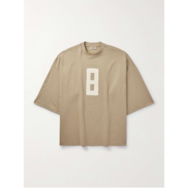 피어오브갓 FEAR OF GOD Oversized Boucle-Trimmed Jersey T-Shirt 1647597330238227