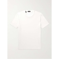 톰포드 TOM FORD Placed Rib Slim-Fit Lyocell and Cotton-Blend T-Shirt 1647597330627764