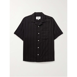 CORRIDOR Camp-Collar Striped Cotton-Seersucker Shirt 1647597330762075