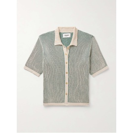 CORRIDOR Plated Ribbed Cotton Shirt 1647597330762164