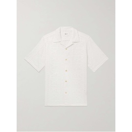 NN07 Julio 5392 Convertible-Collar Broderie Anglaise Cotton-Voile Shirt 1647597331047527