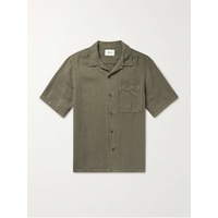 NN07 Julio 5028 Convertible-Collar Linen and TENCEL Lyocell-Blend Shirt 1647597331047559