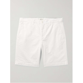HARTFORD Byron Slim-Fit Straight-Leg Garment-Dyed Cotton and Linen-Blend Shorts 1647597331066057