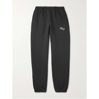 CHERRY LOS ANGELES Straight-Leg Logo-Embroidered Cotton-Jersey Sweetpants 1647597331199729