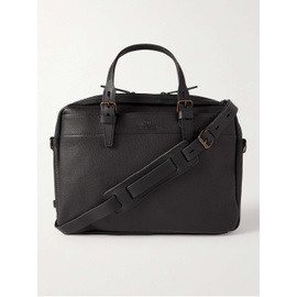 BLEU DE CHAUFFE Folder Vegetable-Tanned Textured-Leather Messenger Bag 1647597331303362