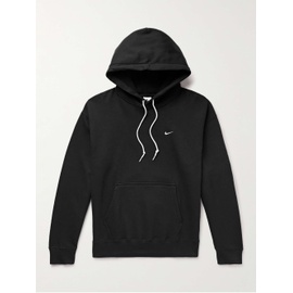 NIKE Solo Swoosh Logo-Embroidered Cotton-Blend Jersey Hoodie 1647597331494767