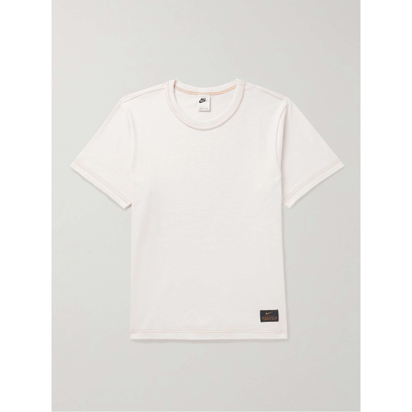나이키 NIKE Life Logo-Appliqued Cotton-Jersey T-Shirt 1647597331504722