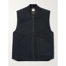 NIKE Logo-Embroidered Padded Cotton-Canvas Gilet 1647597331669898
