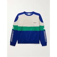 이자벨마랑 ISABEL MARANT Kivin Colour-Block Logo-Print Cotton-Blend Jersey Sweatshirt 1647597331682638
