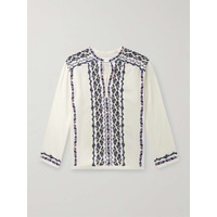 이자벨마랑 ISABEL MARANT Cikariah Embroidered Cotton-Gauze Shirt 1647597331683977