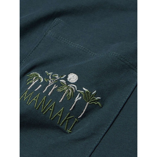  MANAAKI Logo-Embroidered Cotton-Jersey T-Shirt 1647597331763589