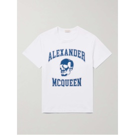 알렉산더맥퀸 ALEXANDER MCQUEEN Printed Cotton-Jersey T-Shirt 1647597331888740