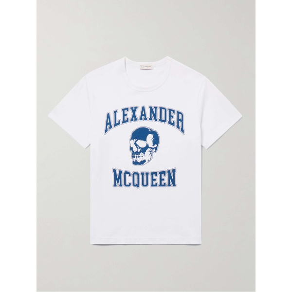 알렉산더 맥퀸 알렉산더맥퀸 ALEXANDER MCQUEEN Printed Cotton-Jersey T-Shirt 1647597331888740