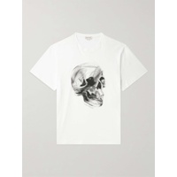 알렉산더맥퀸 ALEXANDER MCQUEEN Logo-Print Cotton-Jersey T-Shirt 1647597331888761