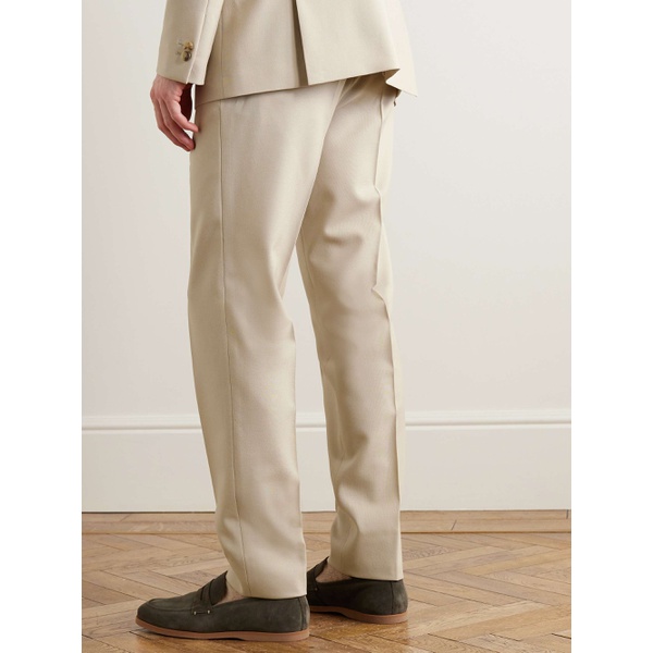  MR P. Phillip Straight-Leg Wool and Mohair-Blend Suit Trousers 1647597332005212
