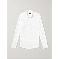 INCOTEX Glanshirt Grandad-Collar Linen Shirt 1647597332226927