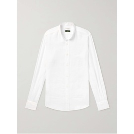 INCOTEX Glanshirt Grandad-Collar Linen Shirt 1647597332226927