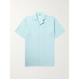 INCOTEX Zanone Camp-Collar Cotton-Crepe Shirt 1647597332239530