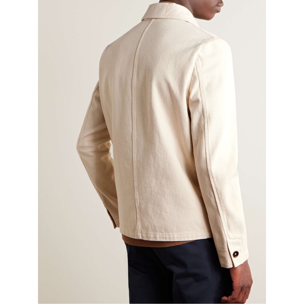  INCOTEX Cotton-Gabardine Shirt Jacket 1647597332245499