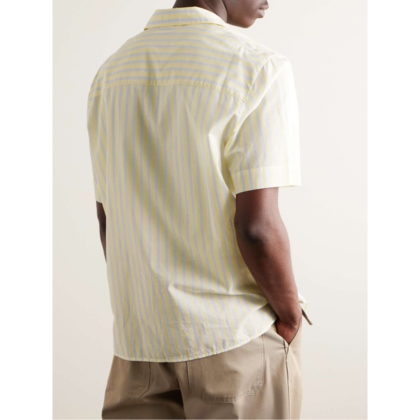  A KIND OF GUISE Gioia Slim-Fit Convertible-Collar Striped Cotton-Voile Shirt 1647597334060373