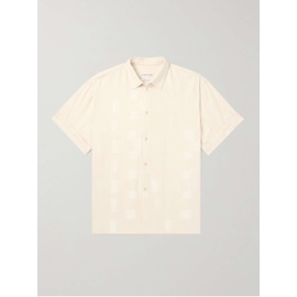 A KIND OF GUISE Elio Checked Cotton and Silk-Blend Twill Shirt 1647597334060374