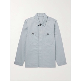 MR P. Garment-Dyed Cotton and Linen-Blend Twill Overshirt 1647597334950176