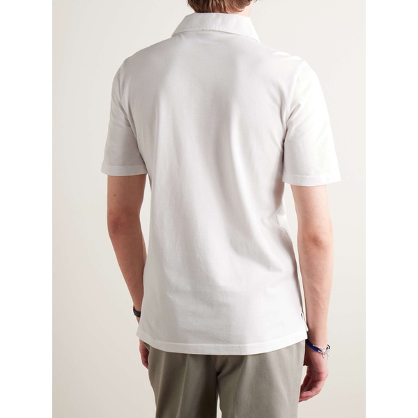  RUBINACCI Slim-Fit Cotton-Pique Polo Shirt 1647597335164389